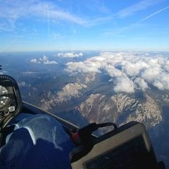 Verortung via Georeferenzierung der Kamera: Aufgenommen in der Nähe von Eisenerz, Österreich in 3200 Meter